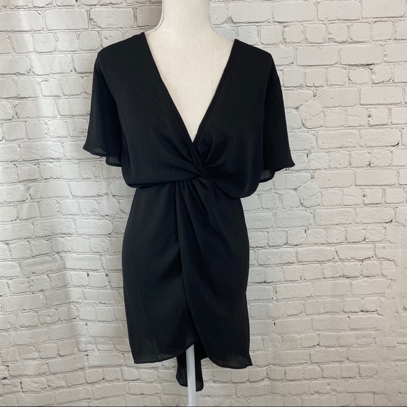 torrid Tops - Torrid NWT Black Front Twist Hi-Lo Blouse 2X